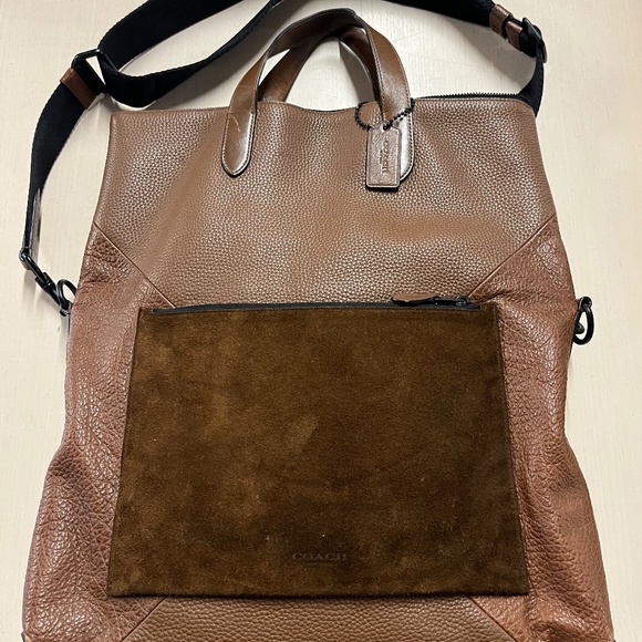 Coach Brown Leather Tote bag - Picture 2 of 16